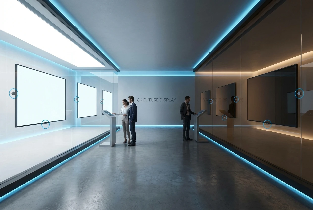 Integrating Ambient Light Sensors into 8K Displays and TVs