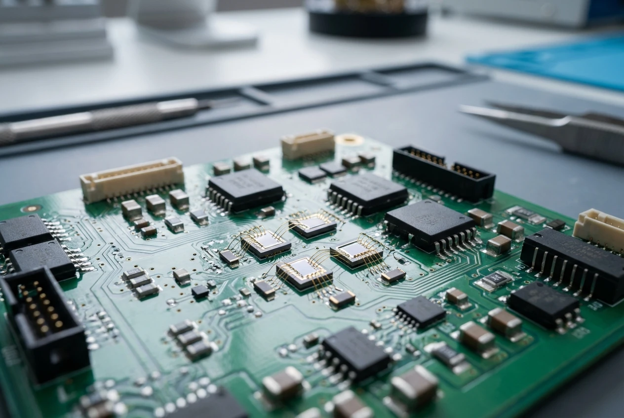 low dark current photodiodes installed in 3D scanner setup for noise reduction and higher precision scanning