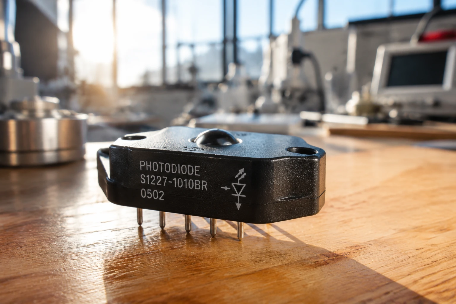 Schwarze Epoxy-Fotodiode PDCP08-511, die bei hellem Sonnenlicht arbeitet, um Umgebungslichtstörungen zu reduzieren
